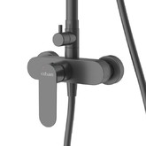 Душевая система Cezares Stylus со смесителем черный матовый