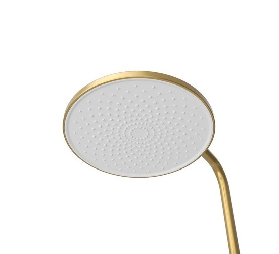Душевая система Cezares Stylus со смесителем золото брашированное