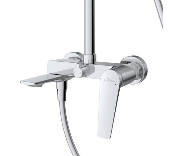 Душевая система Cezares Liner со смесителем хром