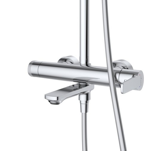 Душевая система Cezares Lux со смесителем хром