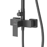 Душевая система Cezares Slider со смесителем черный матовый