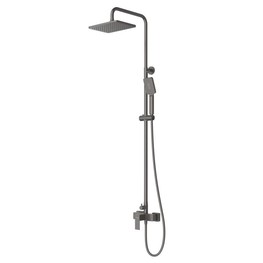 Душевая система Cezares Slider со смесителем оружейная сталь