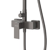 Душевая система Cezares Slider со смесителем оружейная сталь