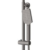Душевая система Cezares Slider со смесителем оружейная сталь