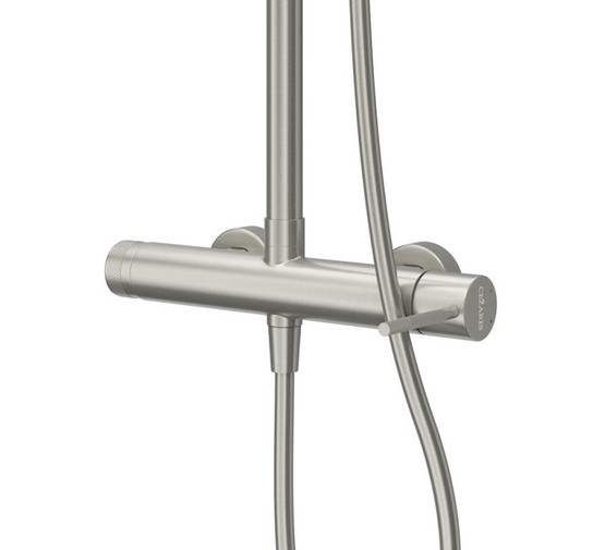 Душевая система Cezares Relax со смесителем сатин