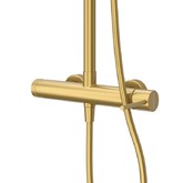 Душевая система Cezares Relax со смесителем золото брашированное