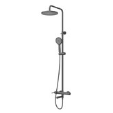 Душевая система Cezares Relax со смесителем черный матовый