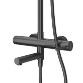 Душевая система Cezares Relax со смесителем черный матовый