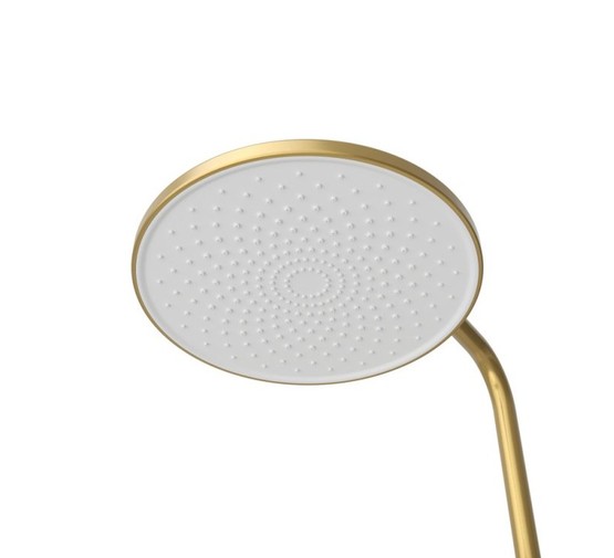 Душевая система Cezares Relax со смесителем золото брашированное