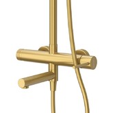 Душевая система Cezares Relax со смесителем золото брашированное