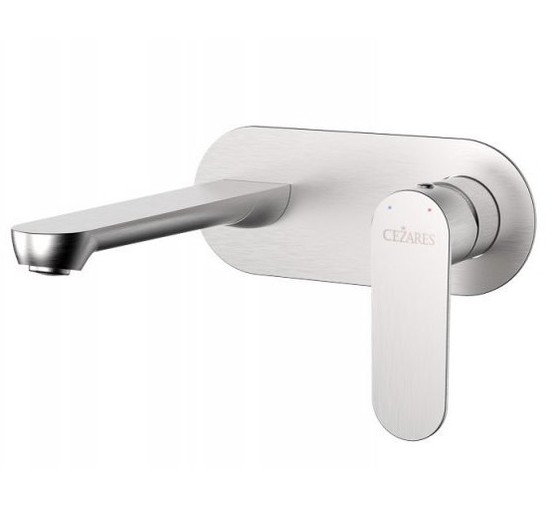 Смеситель для раковины Cezares STYLUS встраиваемый сатин