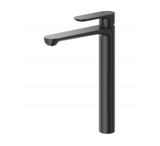 Смеситель для раковины Cezares STYLUS высокий черный матовый