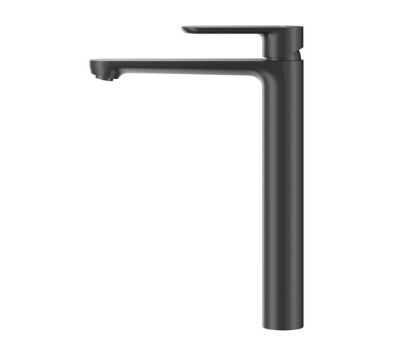 Смеситель для раковины Cezares STYLUS высокий черный матовый
