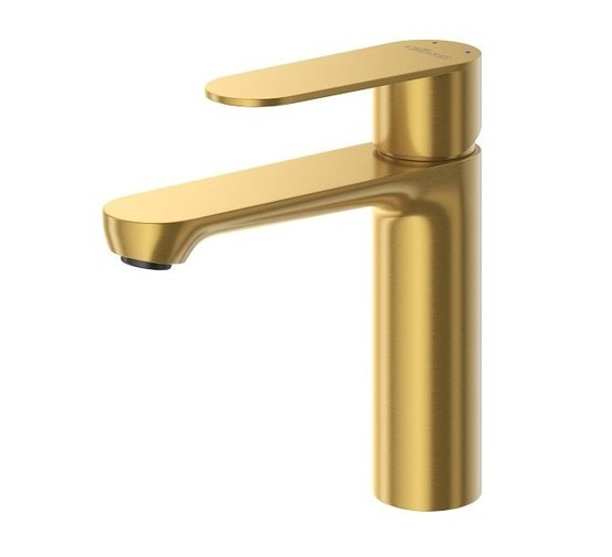 Смеситель для раковины Cezares STYLUS золото брашированное