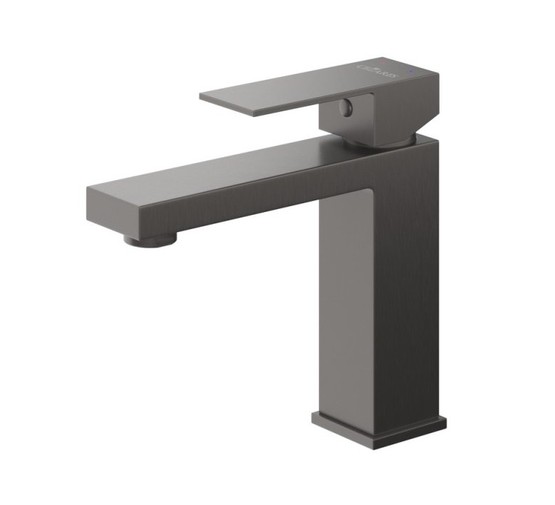 Смеситель для раковины Cezares Slider оружейная сталь