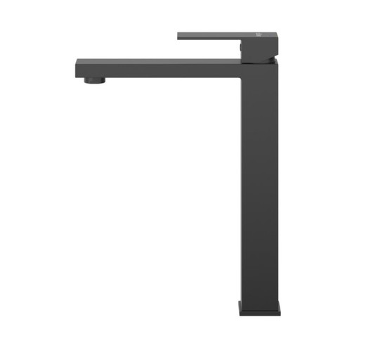 Смеситель для раковины Cezares Slider высокий черный матовый