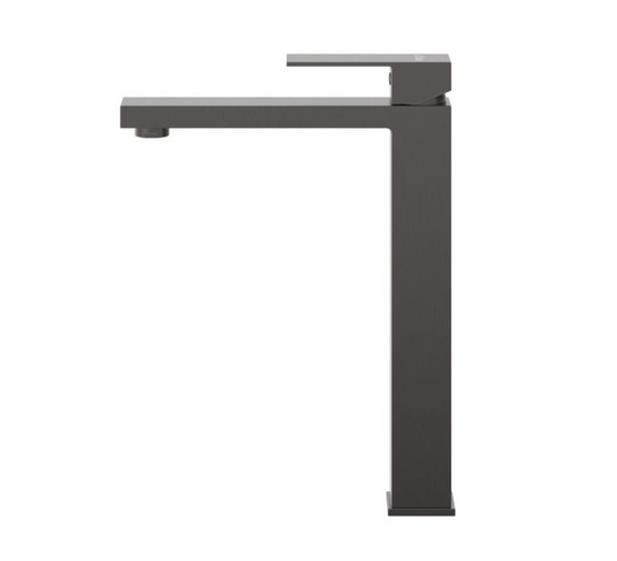 Смеситель для раковины Cezares Slider высокий оружейная сталь