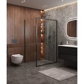 Душевой угол Cezares Molveno-AH-11 1200x900 оружейная сталь прозрачное стекло