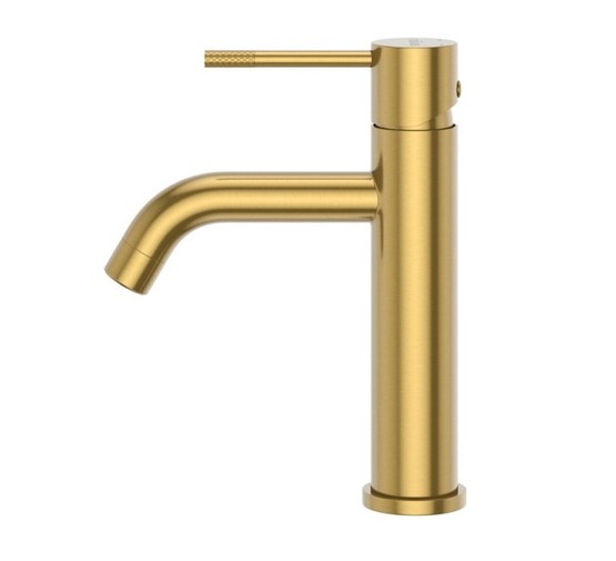 Смеситель для раковины Cezares Relax LS-1 золото брашированное