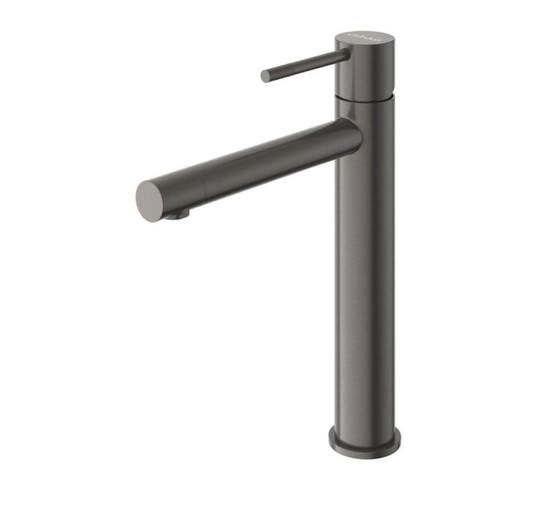 Смеситель для раковины Cezares Relax LC-2 высокий оружейнная сталь