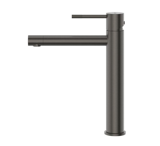 Смеситель для раковины Cezares Relax LC-2 высокий оружейнная сталь