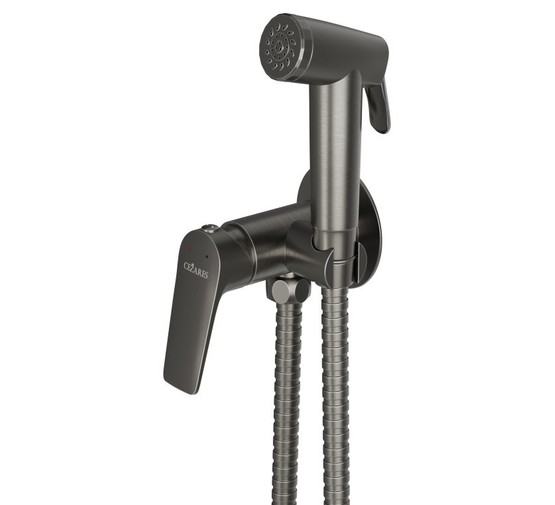 Гигиенический душ Cezares Liner оружейная сталь