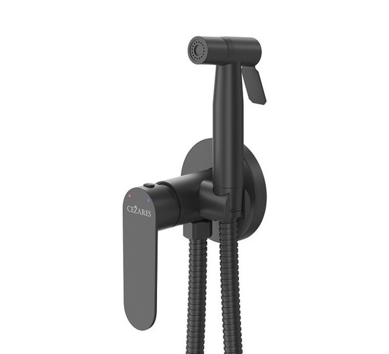 Гигиенический душ Cezares Stylus черный матовый