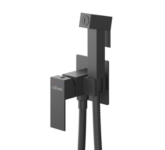 Гигиенический душ Cezares Slider черный матовый