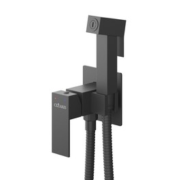 Гигиенический душ Cezares Slider черный матовый