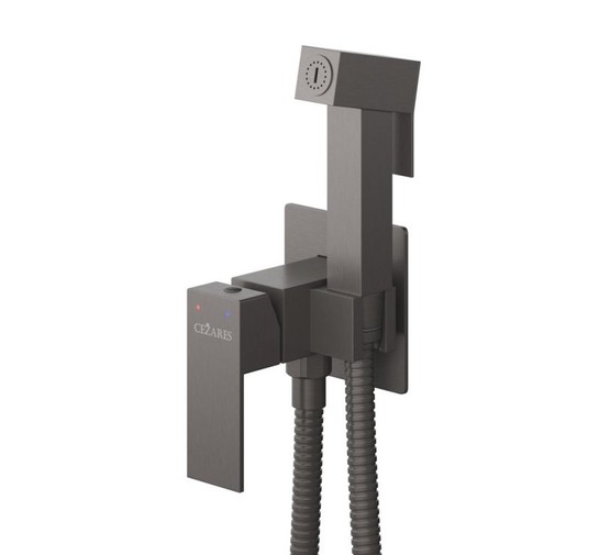 Гигиенический душ Cezares Slider оружейнная сталь