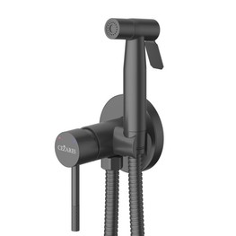 Гигиенический душ Cezares Relax черный матовый