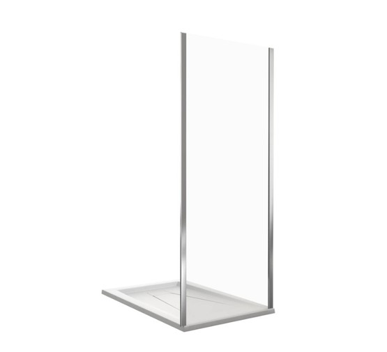 Боковая стенка GOOD DOOR Neo SP-100 хром, прозрачное стекло