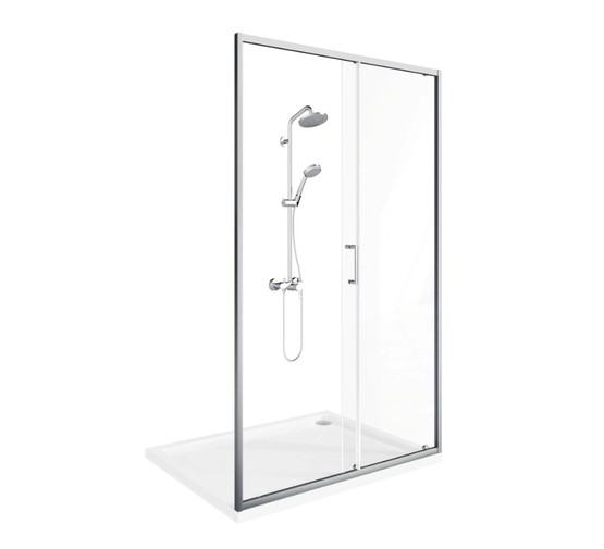 Душевая дверь GOOD DOOR Lite WTW-130-C-CH 130 см хром, стекло прозрачное