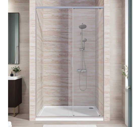 Душевая дверь GOOD DOOR Lite WTW-140-C-CH 140 см хром, стекло прозрачное