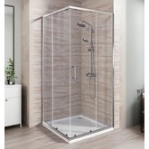 Душевой угол GOOD DOOR Lite CR-80-C-CH 800х800 хром,прозр. стекло 