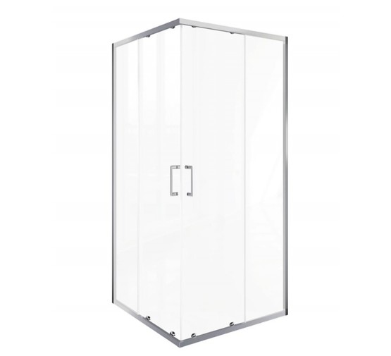 Душевой угол GOOD DOOR Lite CR-100-C-CH 1000х1000 хром,прозр. стекло 