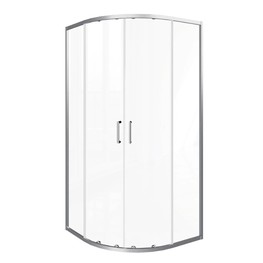 Душевой угол GOOD DOOR Lite R-100-C-CH 1000х1000 хром,прозр. стекло 