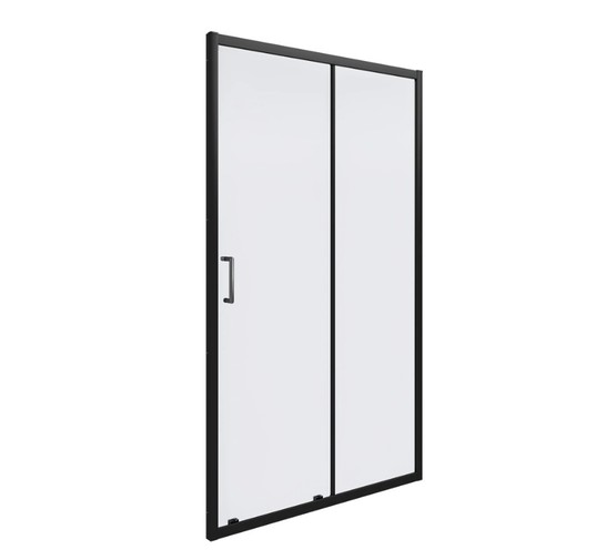 Душевая дверь GOOD DOOR Cube WTW-110-C-B 110 см черный, стекло прозрачное