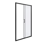 Душевая дверь GOOD DOOR Cube WTW-130-C-B 130 см черный, стекло прозрачное