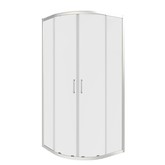Душевой угол GOOD DOOR Cube R-100-C-CH 1000х1000 хром,прозр. стекло 