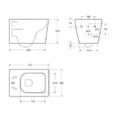 Унитаз подвесной BelBagno Luce торнадо микролифт