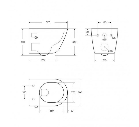 Унитаз подвесной BelBagno Marino торнадо c функцией биде микролифт 
