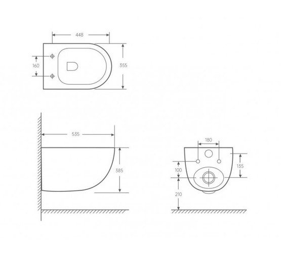 Унитаз подвесной BelBagno Etna торнадо микролифт 