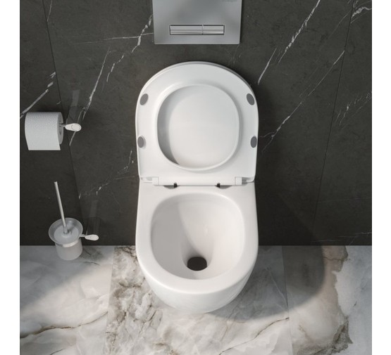 Унитаз подвесной BelBagno Uno торнадо микролифт 