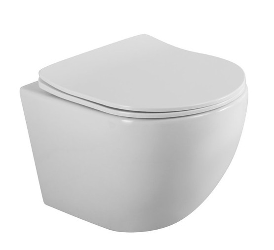 Унитаз подвесной BelBagno Uno 2.0 безободковый микролифт 