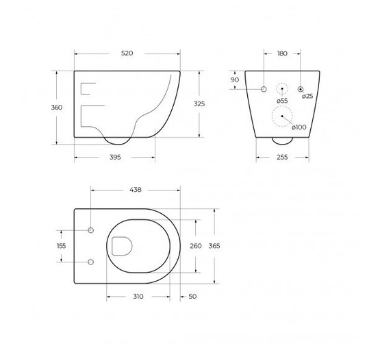 Унитаз подвесной Cezares  Stylus-Tor 2.0 торнадо микролифт