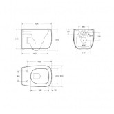 Унитаз подвесной Cezares Comfort торнадо микролифт