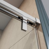 Душевая дверь BelBagno SOFT CLOSE-1 100 см хром, прозр.стекло 