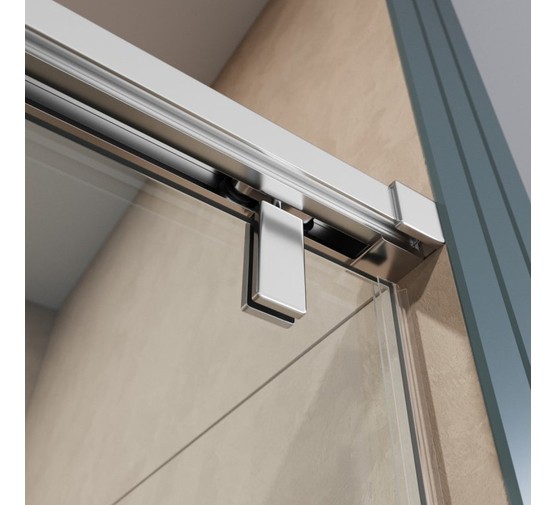 Душевая дверь BelBagno SOFT CLOSE-1 110 см хром, прозр.стекло 