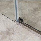 Душевая дверь BelBagno SOFT CLOSE-1 110 см хром, прозр.стекло 